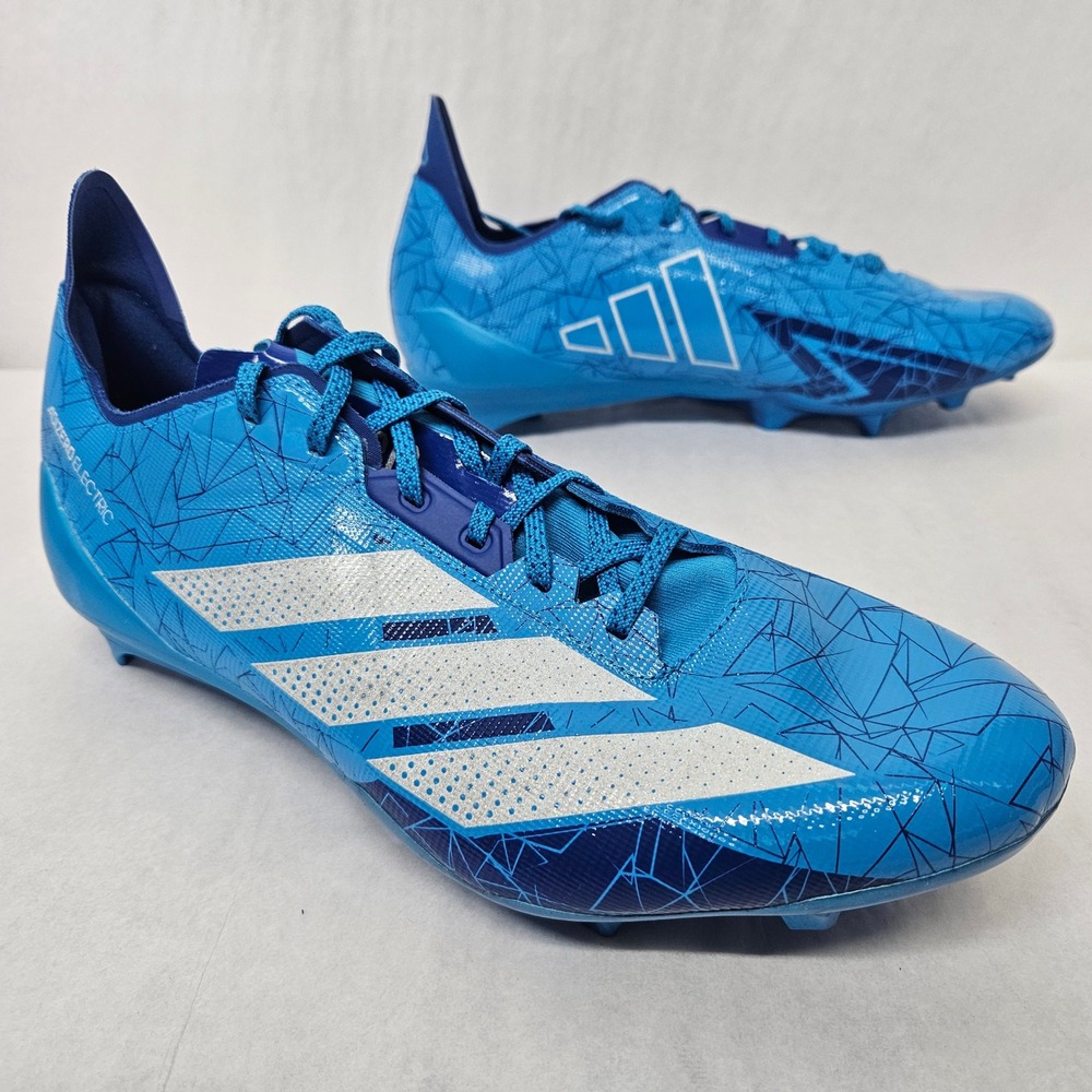 Adidas Adizero Electric Football Cleats IE8866 Blue White Men's Size 13